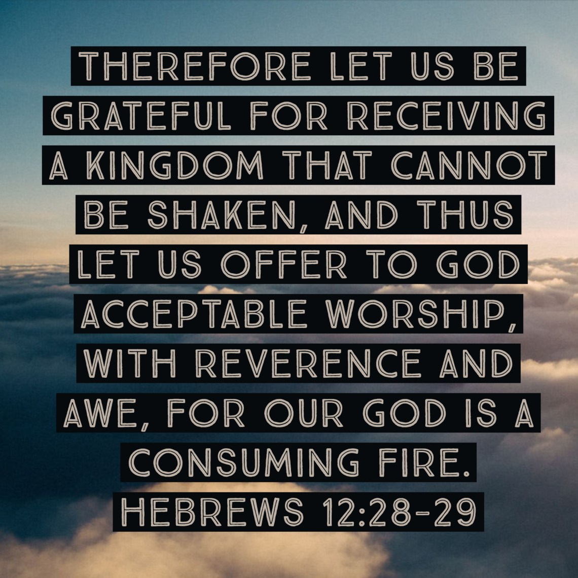 Heb 12 28