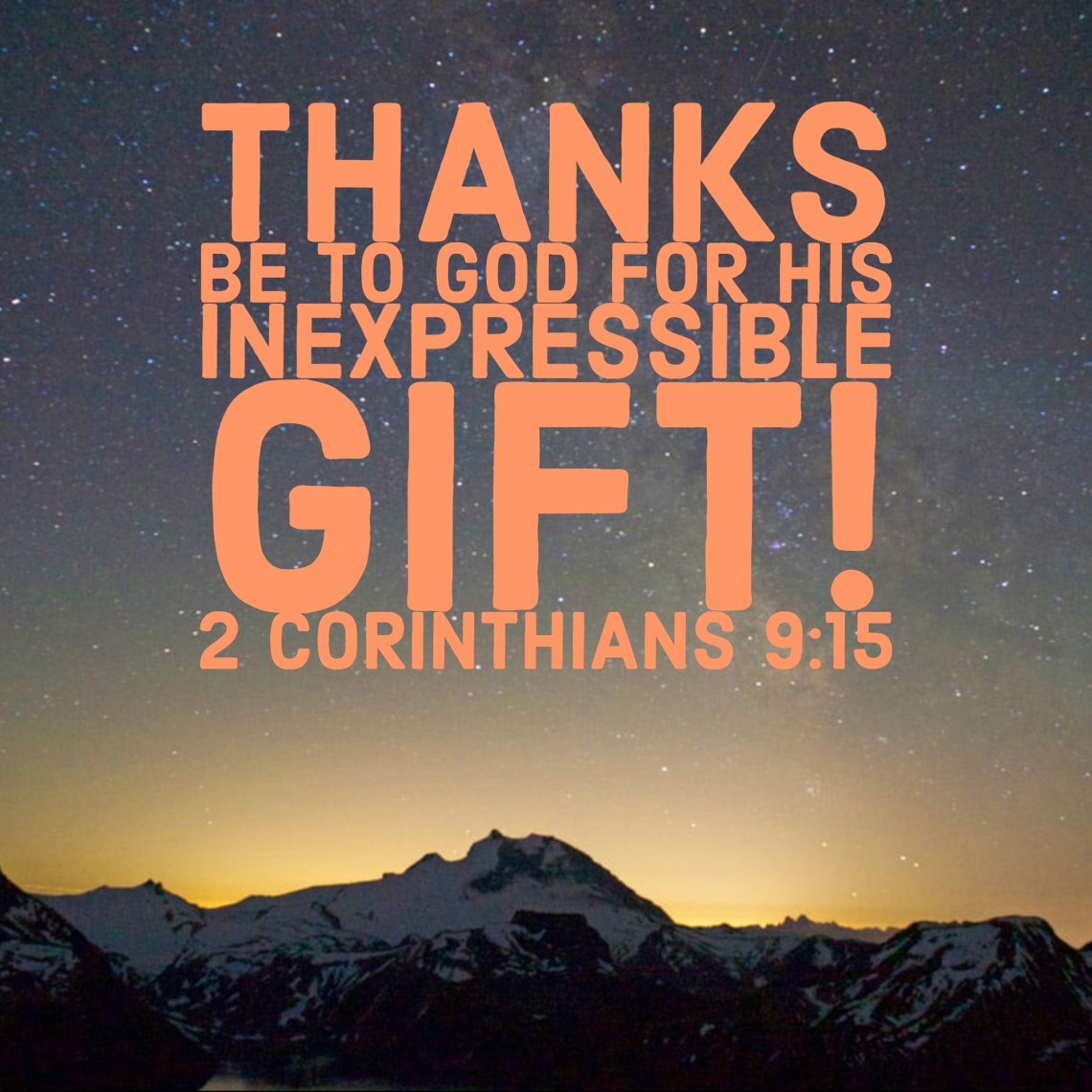 2 Cor 9 15